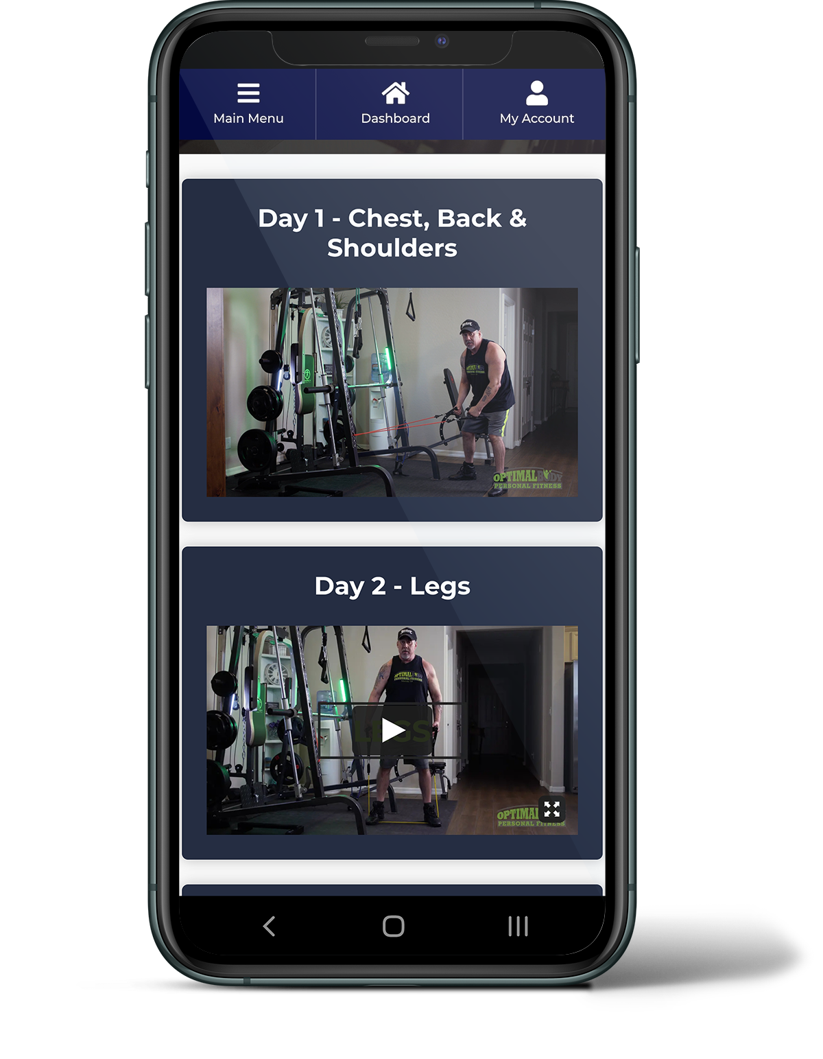 OptimalBody video workouts